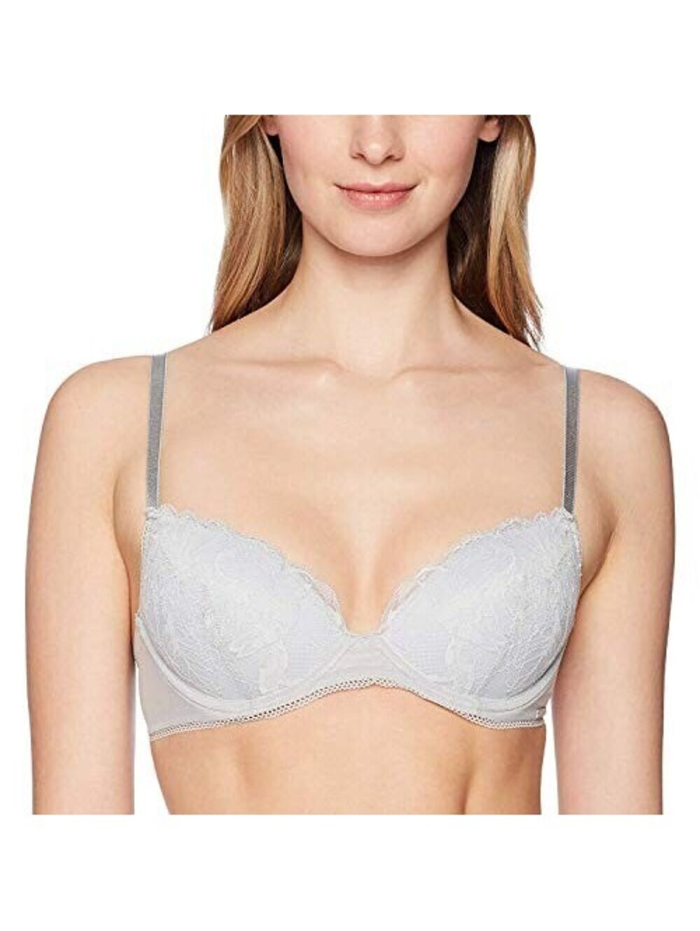 Calvin Klein Womens Bird Lace Lift Demi Bra Size 40D